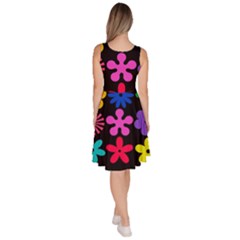 Knee Length Skater Dress With Pockets 