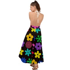 Backless Maxi Beach Dress 