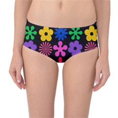 Mid-Waist Bikini Bottoms 