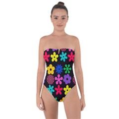 Tie Back One Piece Swimsuit 