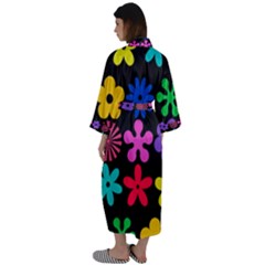 Maxi Satin Kimono 