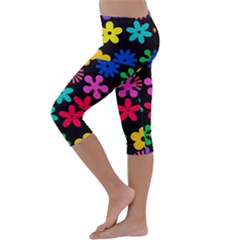 Kids  Lightweight Velour Capri Leggings  