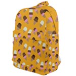 Ice cream on an orange background pattern                                                          Classic Backpack