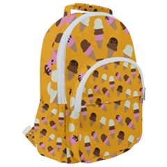 Rounded Multi Pocket Backpack 