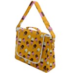 Ice cream on an orange background pattern                                                        Box Up Messenger Bag