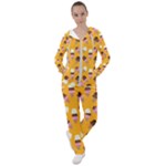 Ice cream on an orange background pattern                                                           Women s Tracksuit