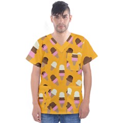 Men s V-Neck Scrub Top 