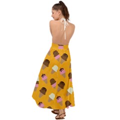 Backless Maxi Beach Dress 