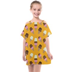 Kids  One Piece Chiffon Dress 