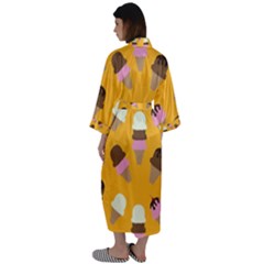 Maxi Satin Kimono 