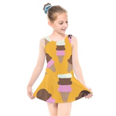 Kids  Skater Dress Swimsuit 