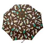 Easter rabbit pattern Folding Umbrellas