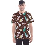 Easter rabbit pattern Men s Sport Mesh Tee