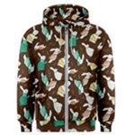 Easter rabbit pattern Men s Zipper Hoodie