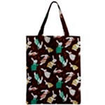 Easter rabbit pattern Zipper Classic Tote Bag