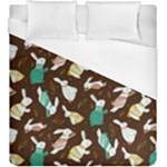 Easter rabbit pattern Duvet Cover (King Size)