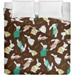 Easter rabbit pattern Duvet Cover Double Side (King Size)