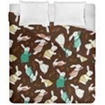 Easter rabbit pattern Duvet Cover Double Side (California King Size)