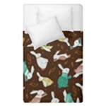 Easter rabbit pattern Duvet Cover Double Side (Single Size)