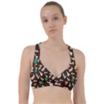 Easter rabbit pattern Sweetheart Sports Bra