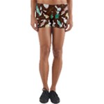 Easter rabbit pattern Yoga Shorts