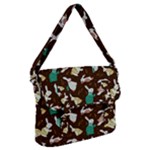 Easter rabbit pattern Buckle Messenger Bag