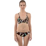 Easter rabbit pattern Wrap Around Bikini Set