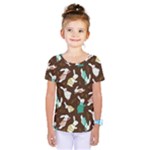 Easter rabbit pattern Kids  One Piece Tee