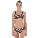 Easter rabbit pattern Criss Cross Bikini Set