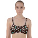 Easter rabbit pattern Line Them Up Sports Bra