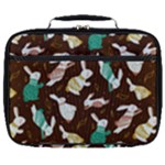 Easter rabbit pattern Full Print Lunch Bag