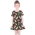 Easter rabbit pattern Kids  Simple Cotton Dress