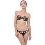 Easter rabbit pattern Classic Bandeau Bikini Set