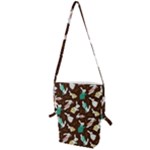 Easter rabbit pattern Folding Shoulder Bag