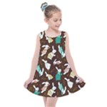 Easter rabbit pattern Kids  Summer Dress