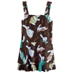 Easter rabbit pattern Kids  Layered Skirt Swimsuit