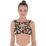 Easter rabbit pattern Bandaged Up Bikini Top