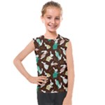 Easter rabbit pattern Kids  Mesh Tank Top