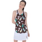 Easter rabbit pattern Racer Back Mesh Tank Top