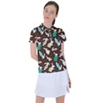 Easter rabbit pattern Women s Polo Tee