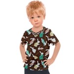 Easter rabbit pattern Kids  Sports Tee