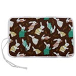 Easter rabbit pattern Pen Storage Case (S)