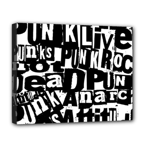 Punk Lives Deluxe Canvas 20  x 16  (Stretched) from ArtsNow.com