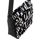 Flap Closure Messenger Bag (L) 