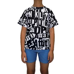 Kids  Short Sleeve Swimwear 