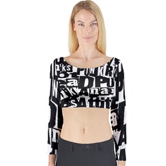 Long Sleeve Crop Top 