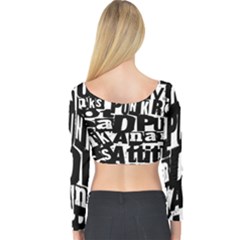 Long Sleeve Crop Top 