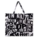 Zipper Large Tote Bag 