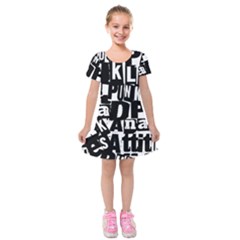 Punk Lives Kids  Short Sleeve Velvet Dress from ArtsNow.com