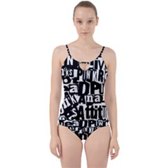 Cut Out Top Tankini Set 